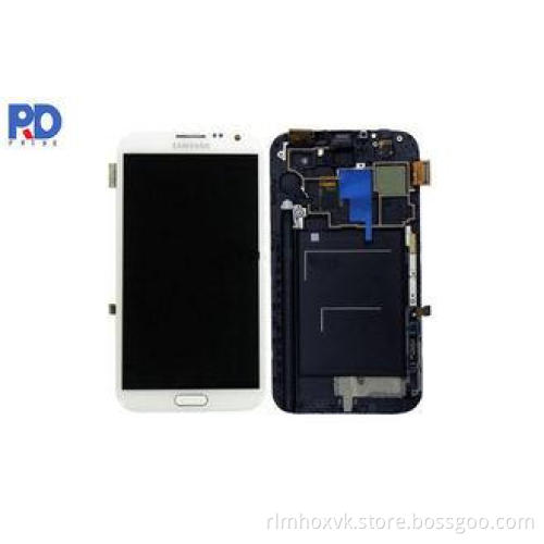 White HD Samsung Note 2 LCD Screen Replacement , 5.5 inch S